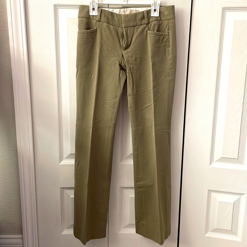 Khaki BR Sloan pants (petite)